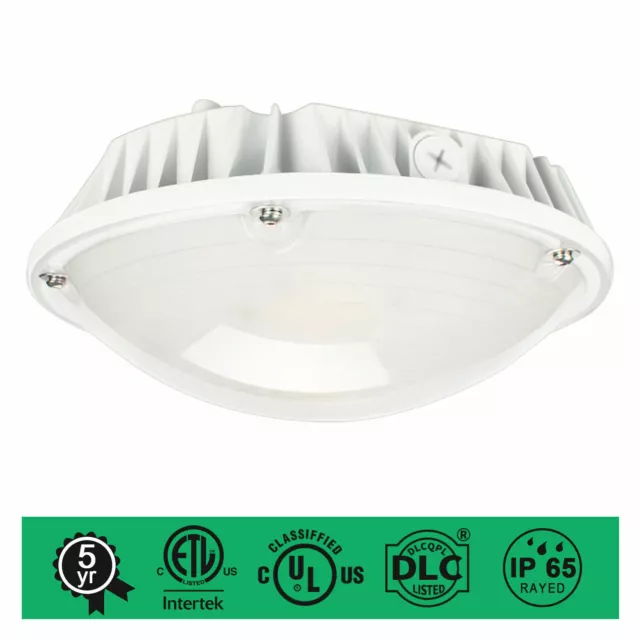 60W LED canopy lights with Motion Sensor Garage Light 5000K IP65 Security lights