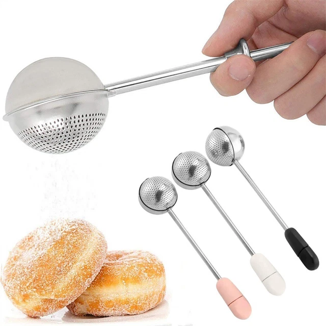 Tablador de polvo de azúcar pulverizador polvo agitador de azúcar herramientas de cocina varita antipolvo
