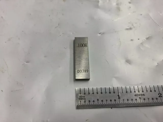 .1008 Rectangle Steel Gage Block.