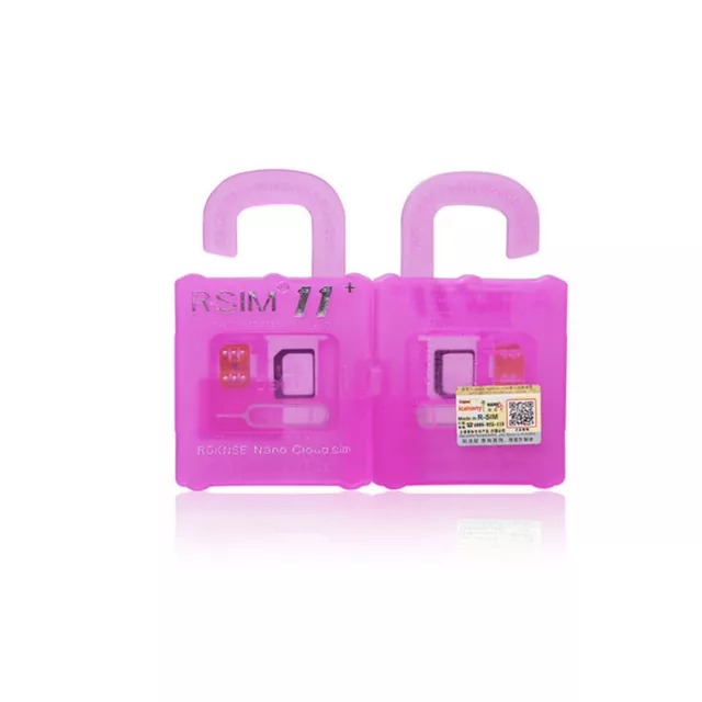 R-SIM per plus-Nano-Unlock-Card per iPhone-7-6-6s-5S-5C-4G- 11 RSIM-11+