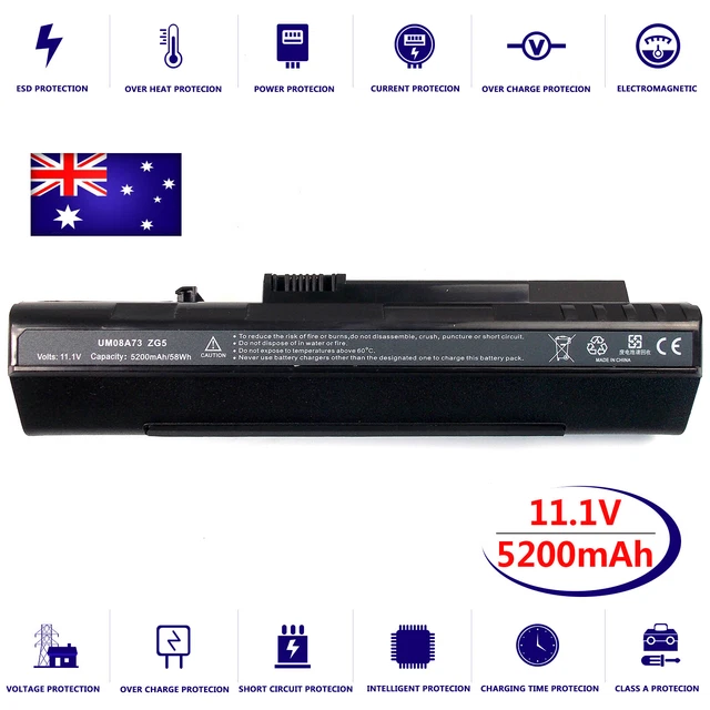 BATTERY FOR ACER Aspire One D150 P531h ZG5 AoA110 A110-AB A150-Aw ...