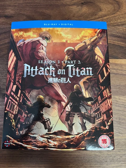 ATTACK ON TITAN Season 3 Part 2 Blu-ray EUR 14,00 - PicClick DE