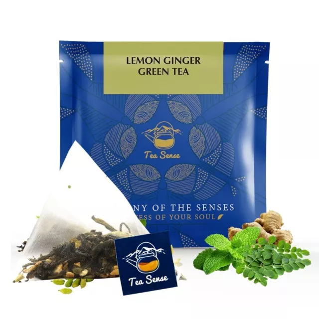 TEA SENSE Té verde limón jengibre | 15 bolsitas de té Envío gratis a todo...