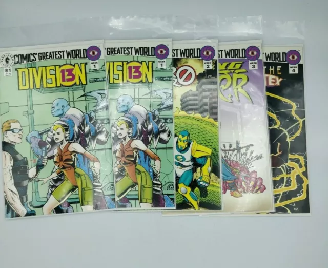Comics' Greatest World: Cinnabar Flats #1,1,2,3,4  VF/NM Complete randy stradley