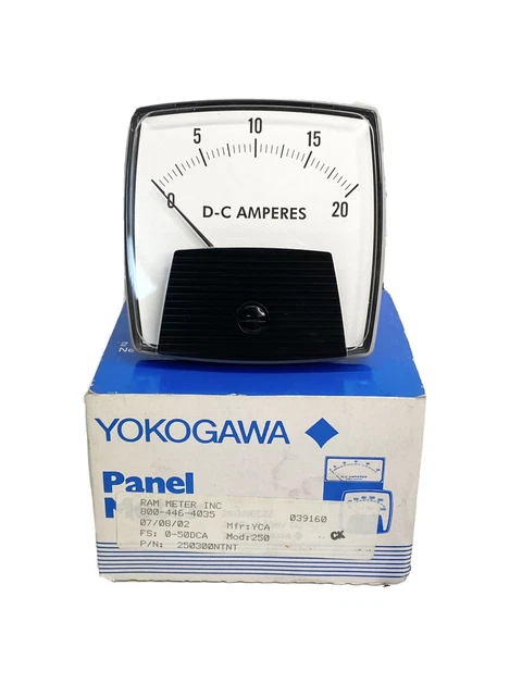 YOKOGAWA 250300NGNG Pannello Metro 0-20 Dc-Amperes
