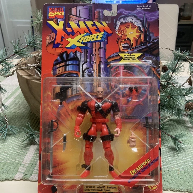 Vintage X-Men X-Force DEADPOOL Mutagenetic Marvel Comics Figure 1995 ToyBiz NEW