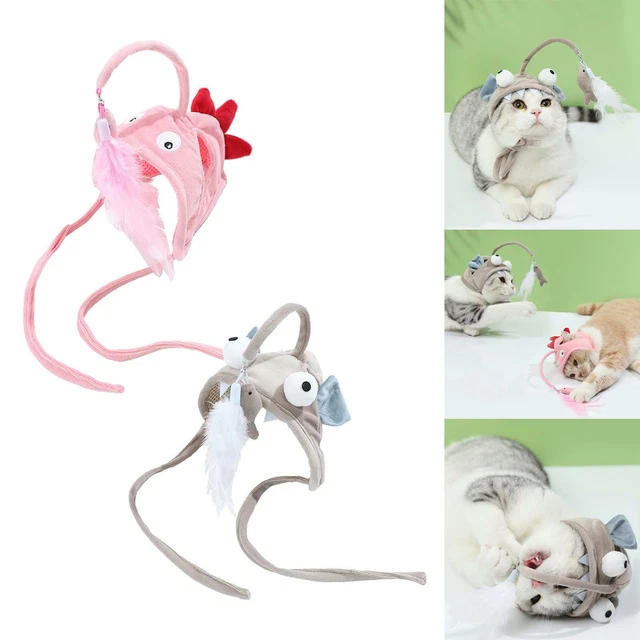Chat plume jouet interactif chat Teaser  jouet attrape pour Kitty chaton