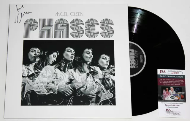 Angel Olsen Signed Phases Lp Vinyl Record Album Autographed +Jsa Coa