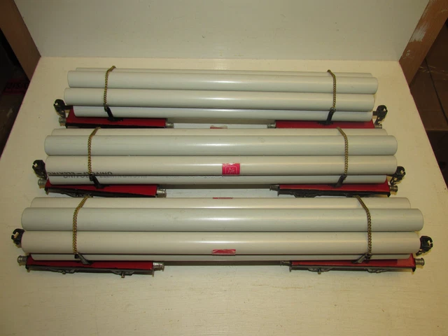 Konvolut 6 alte Märklin Spur 0 Güterwagen Drehschemelwagen mit Röhrenladung 36cm