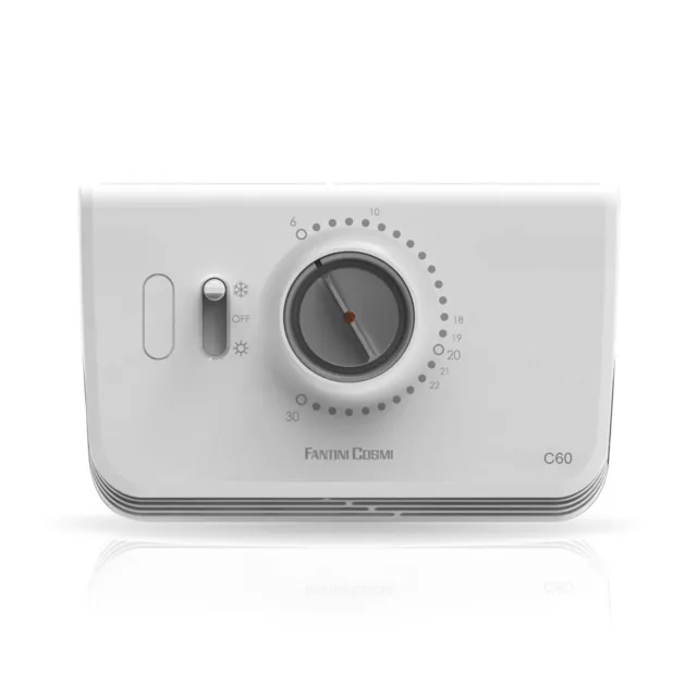Fantini Cosmi C60 Thermostat Électronique Murale Alimenté La 230V-50Hz