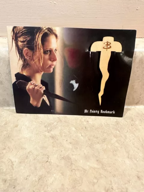 BUFFY THE VAMPIRE SLAYER Mr. Pointy Wood Bookmark Loot Crate EXCLUSIVE