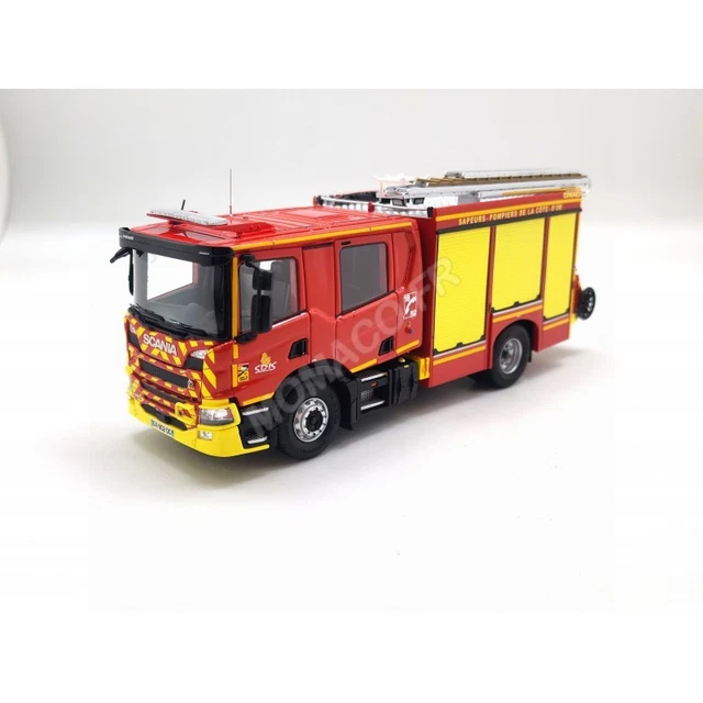 Miniature Alerte 1/43 - Camion De Pompiers Man TGL 10.250 FPTL Heinis SDIS 68