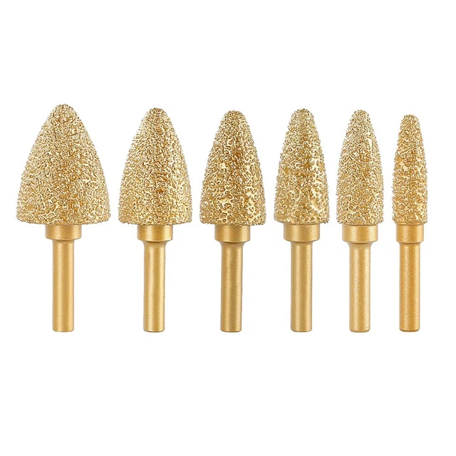 2 Pièces 80# Tête De Meulage à Cône Conique Roues à Rabat De Papier De Verre Outils De Ponçage De Polissage Pour Accessoires De Forage Tige De 6 Mm, 30 Mm