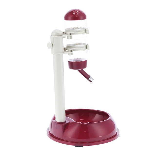 Pet Lift Drinking Fountain Food Automatic Feeding Dog Water Dispenser For Ca HG5