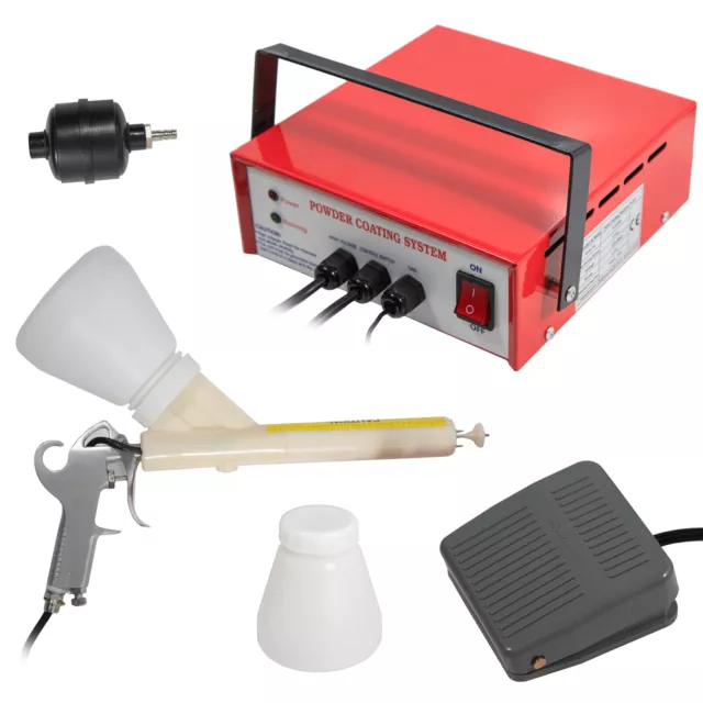 PC03-2 Coat Machine Paint Gun Set Electric Powder Coating Machines 16AWG 110V
