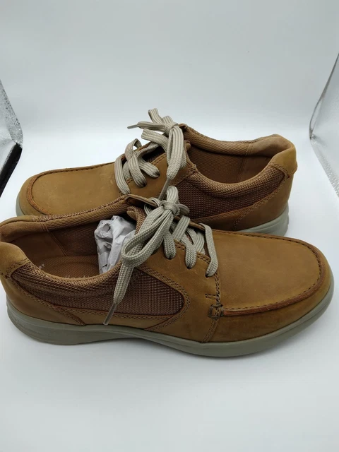 Clarks Men's Cotrell Lane Sneaker, Tan Combi Leather, 7.5 M US