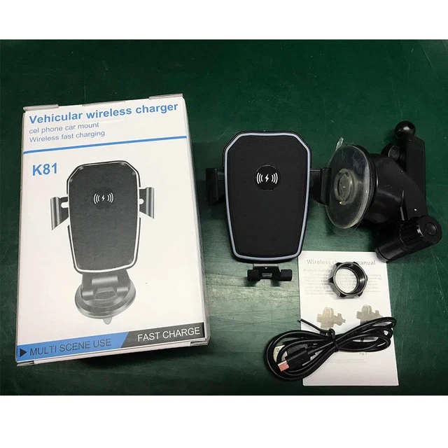10W Wireless Charger Auto Handyhalterung mit Ladefunktion,Kfz Handy Halterung 12