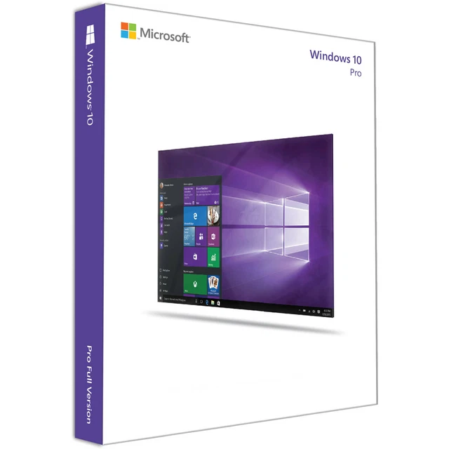 MICROSOFT WINDOWS 10 Pro 32/64 Bit 1PC Vollversion Lizenz Windows ...