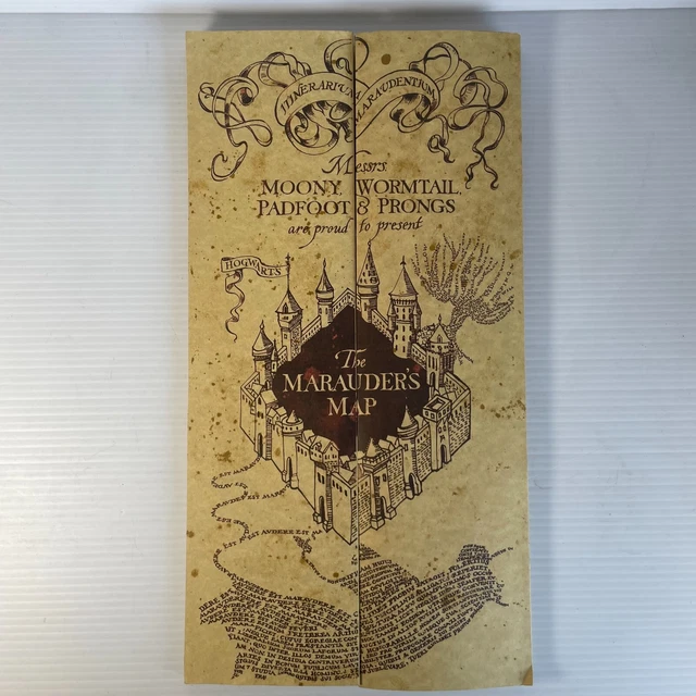Foulard Harry Potter Mappa Del Malandrino - 100% Poliestere, Multicolore - Foto 7
