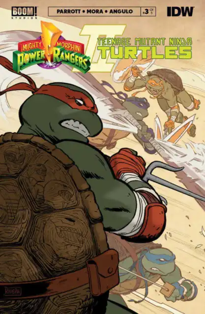 Mmpr Teenage Mutant Ninja Turtles II #3 (Of 5) Cover D Teenage Mutant Ninja Turt