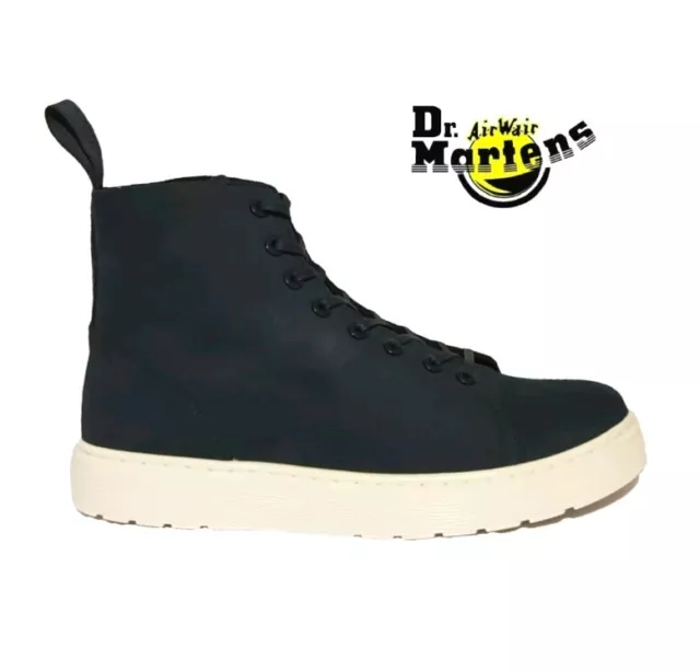 DR MARTENS TALIB Indigo Blue Suede Leather High Tops Chukka Boots