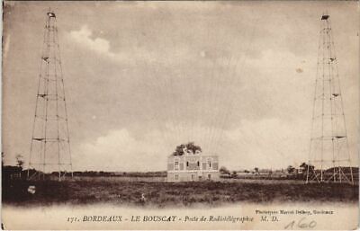 CPA BORDEAUX-LE BOUSCAT-Poste de Radiotélégraphie (28185)