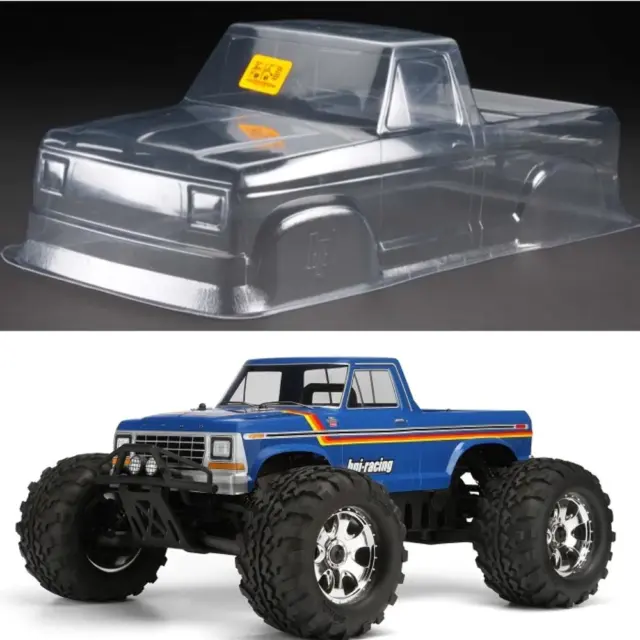 NEW HPI Savage Savage Flux 1979 Ford F-150 Clear Body 105127