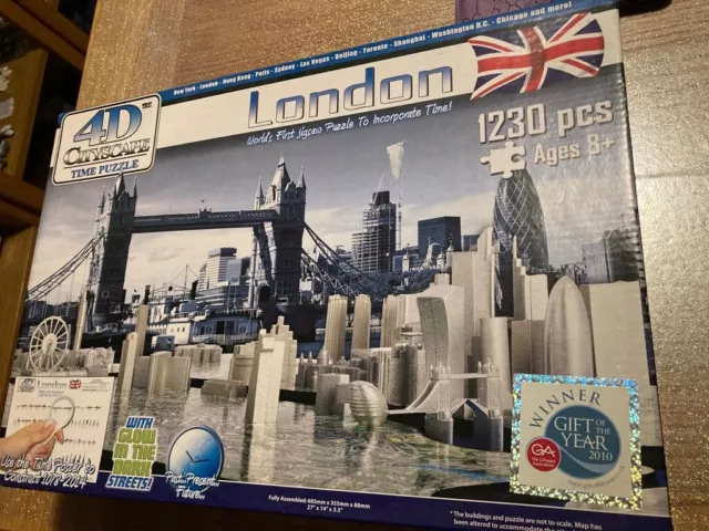 4D Cityscape Time Puzzle LONDON 1230 Pieces in 3 Layers New B9 Gift Of  Year B9