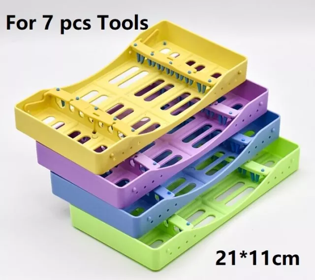 Dental Plastic 135°C Sterilization Box Holders Cages Autoclavable Instrument