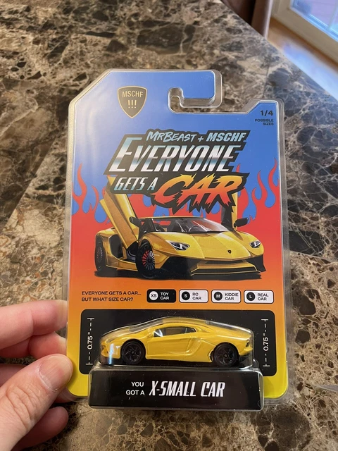 MR BEAST + MSCHF Everyone Gets a Car X-SMALL Toy Car Lamborghini
