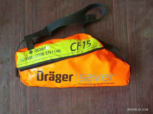 Drager Saver Cf-15 Emergency Ecspae Breathing  Divace  (Eebd) 15 Minuts Working