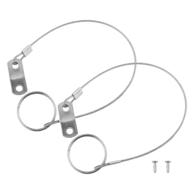 2PCS Quick Release Pin with 150mm Lanyard 316 Stainless Steel Bimini Marine Top