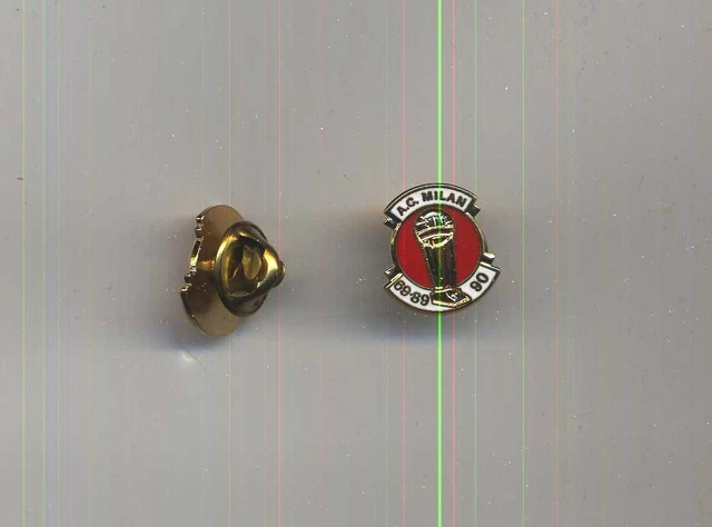 Pin's Milan AC, Ovale, Vintage, Club De Foot Italien