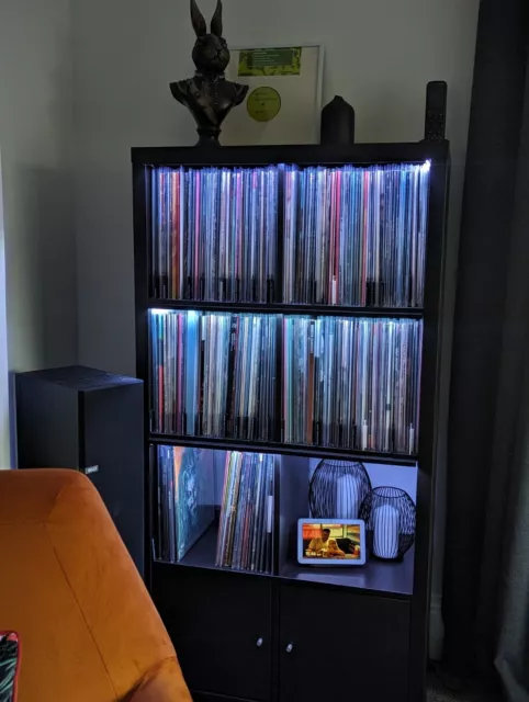 IKEA KALLAX LED Lighting Profile Vinyl Record LP Collection