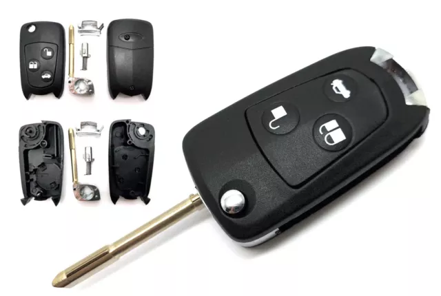 Klapp Schlüssel +Batterie passend für Ford Transit Focus III Galaxy II  Fiesta VI