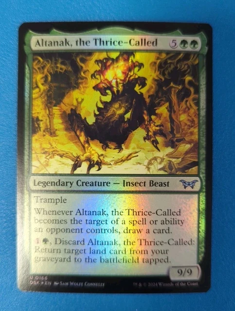 Altanak MTG DUSKMOURN HOUSE of Horror Altanak, the Thrice-Called FOIL U 0166 NM ...