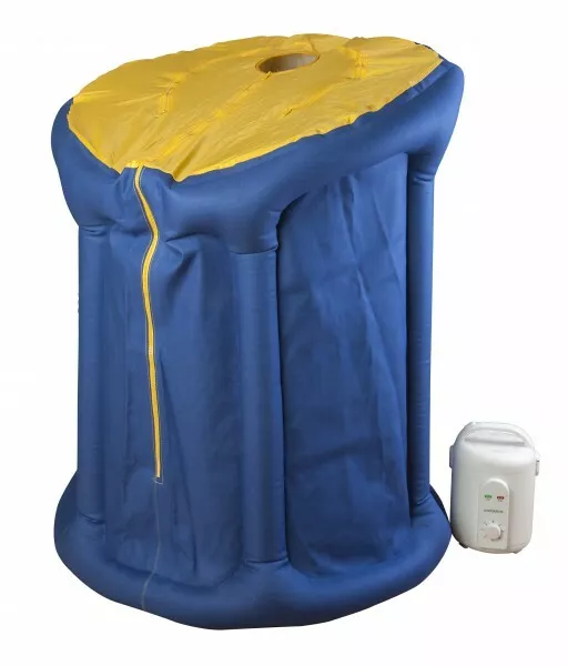 Mobile Hinchable Aroma para Sauna Con Generador de Vapor 1,8L 850W blau-gelb