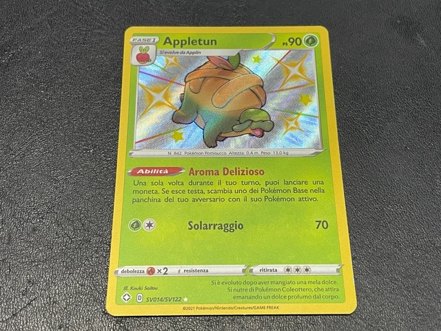 Time of Vintage Pokemon - Appletun SV014/SV122 Rare Holo NM Ita PKM-2250