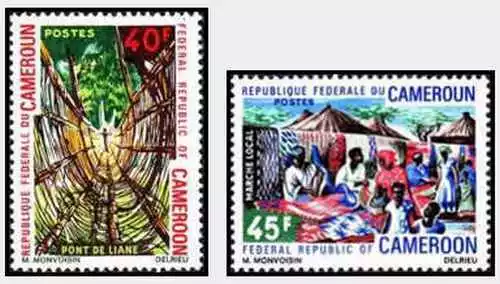 Briefmarken Kamerun 504/5 Los 29753