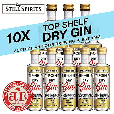 10x Still Spirits Top Shelf Dry Gin English Gin homebrew spirit essence distill