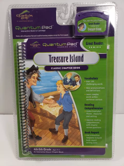TREASURE ISLAND LEAP Frog Quantum Pad Learning System Brand New $3.82 -  PicClick