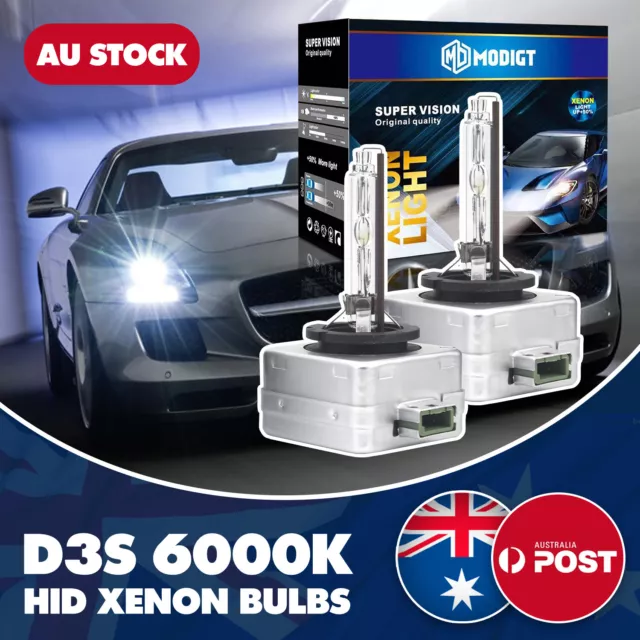 HID D3S XENON 6000K Headlight Globes Bulbs For Audi A4 TFSI 2013