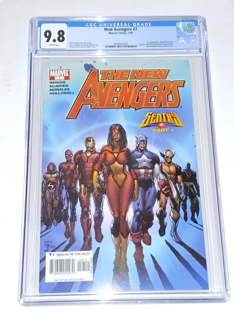 NEW AVENGERS # 7  (Marvel 2005) CGC 9.8 NM/MT First Appearance of The Illuminati