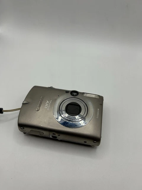 【希少】Canon IXY DIGITAL1000 TITANIUM 2006 – Canon IXY Digital 1000 Titanium 10MP Point & Shoot