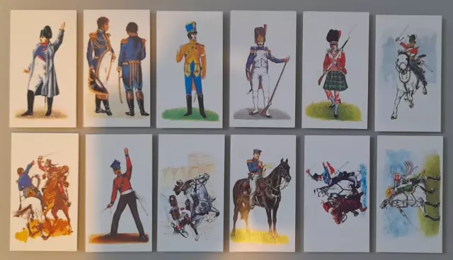 Napoleonic Uniforms large cigarette cards by Players/Doncella- Set of 24 cards