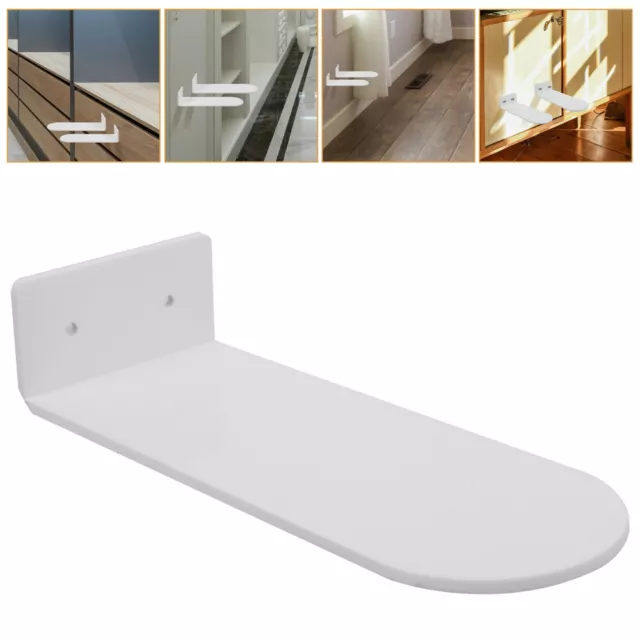 6Pcs Floating Shoe Shelf Acrylic Clear Wall Mounted Shoe Display Shelf for