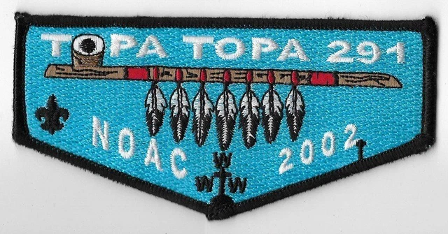 OA Lodge #291 Topa Topa Ventura County  S-84 flap; 2002 NOAC [OAP2008]