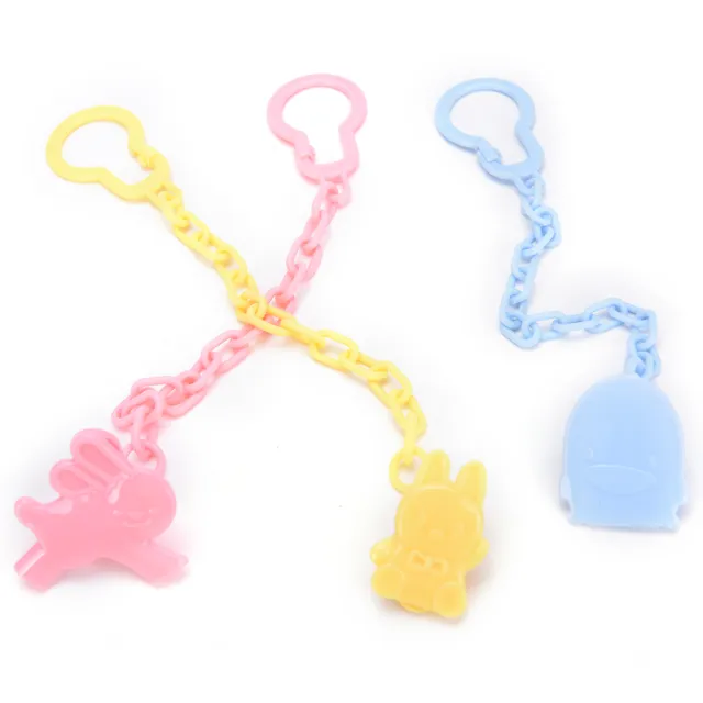 2 X Baby Infant Dummy Pacifier Soother Chain Clip Holder Toddler Toy#7H 3