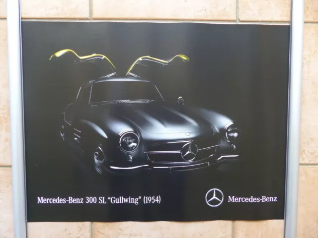 Mercedes-Benz 300 SL Gullwing (1954) - Poster Plakat 42 x 59 cm