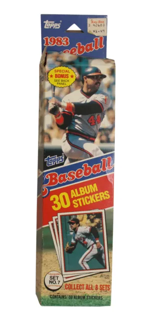 1983 MLB Album Stickers Set #7 30 Stickers 33923